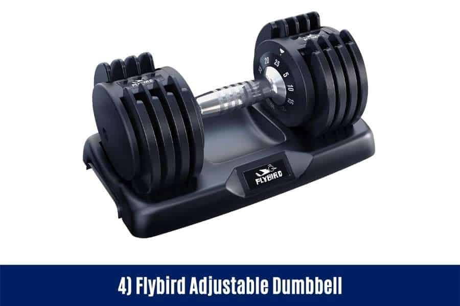 Flybird adjustable dumbbell is a good dumbbell for both male and female beginners to build nice biceps and triceps.