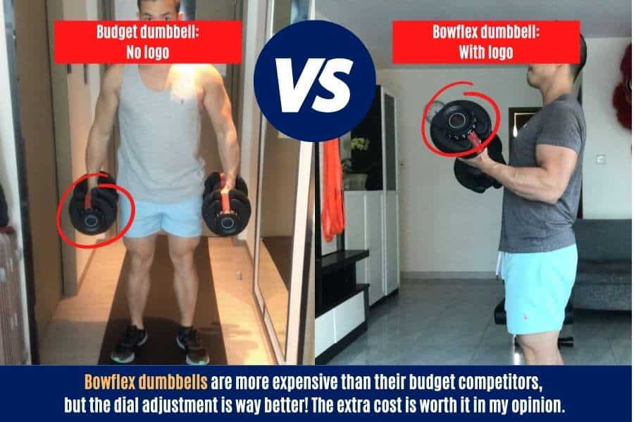 Why research, development, and good design is important for an easy-to-use adjustable dumbbell and how it increases cost.