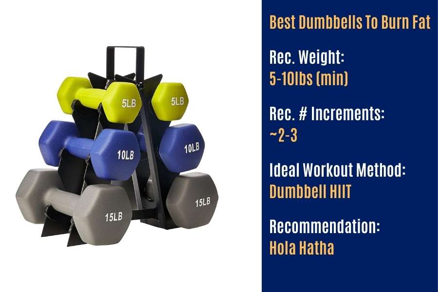 How to choose a good beginner dumbbell to burn fat.