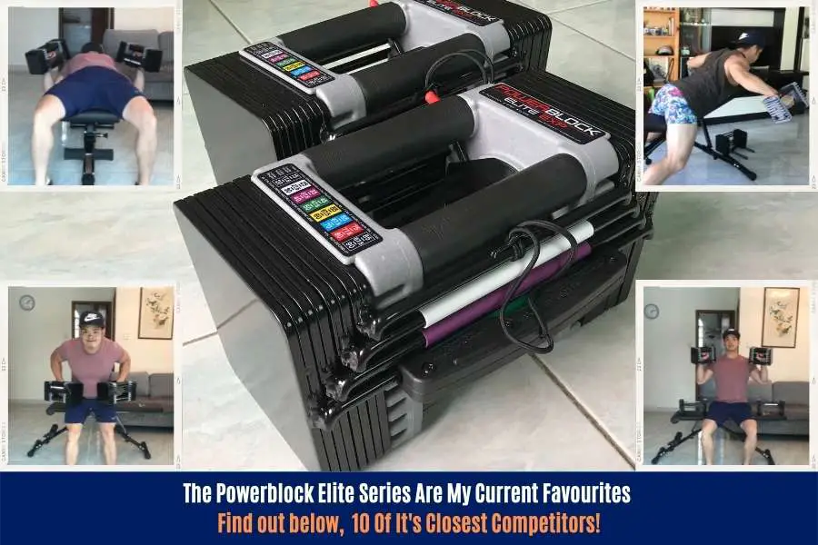 I use and recommend the Powerblock Elite dumbbells, find out my opinion on the 11 best dumbbells for men, below.