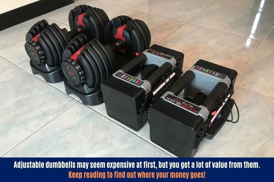 I researched why my adjustable dumbbells are so expensive.