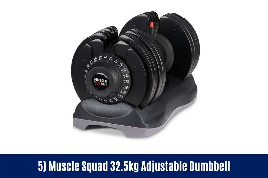 Muscle squad dumbbells are some of the best adjustables for men in the UK.