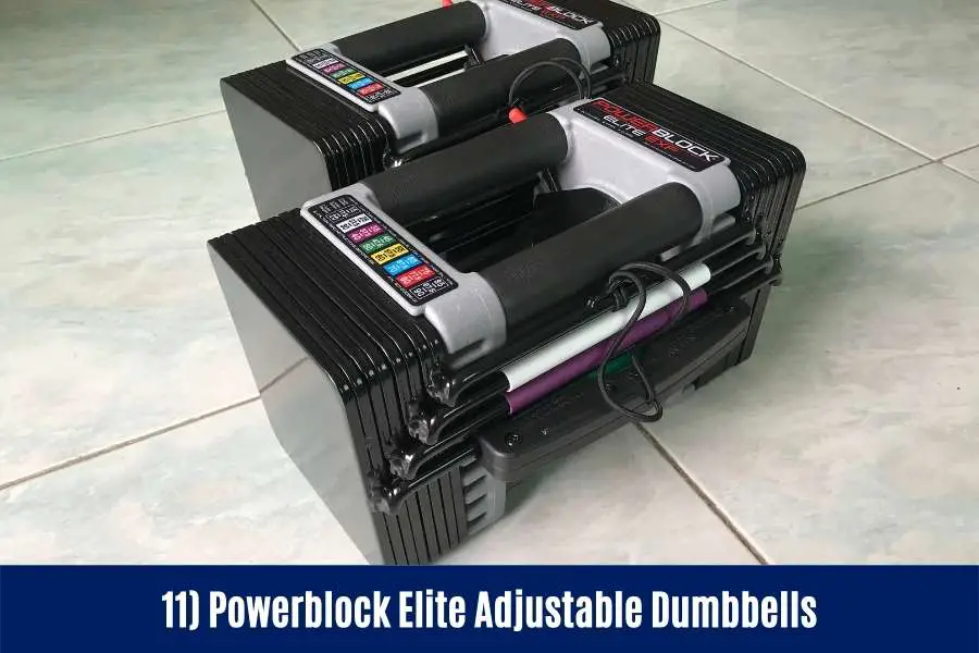 Powerblock Elites are my recommendation for the best dumbbells for men.