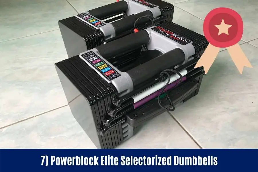 Powerblock elite dumbbells are the best for arm workouts, and building big and toned arms.