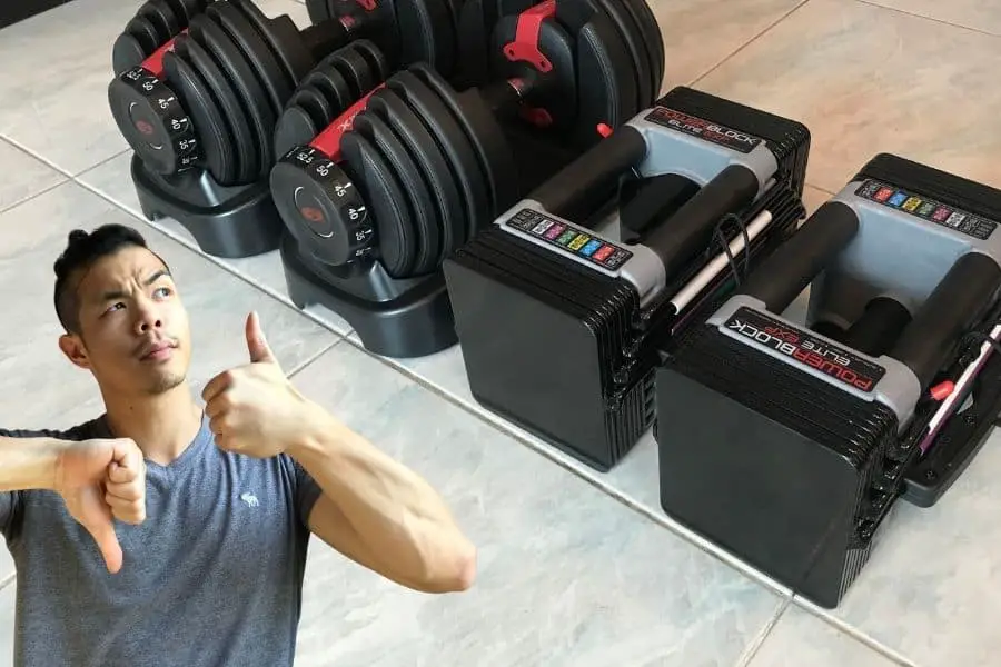 What I think is good and bad about adjustable dumbbells for a home gym.