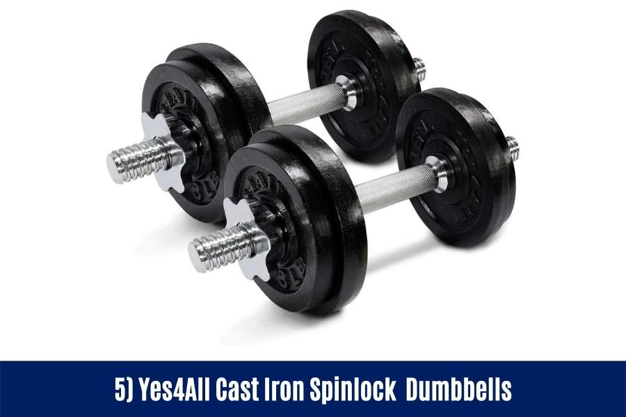Yes4all spinlock dumbbells are one of the best dumbbells for beginners to tone muscle and lose weight at home.
