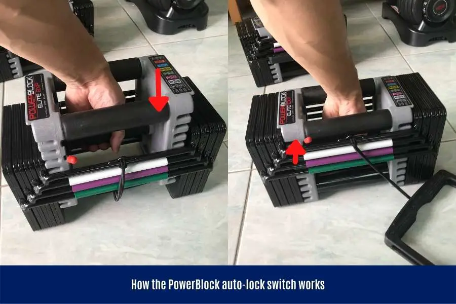 How the PowerBlocks auto lock switch function works.