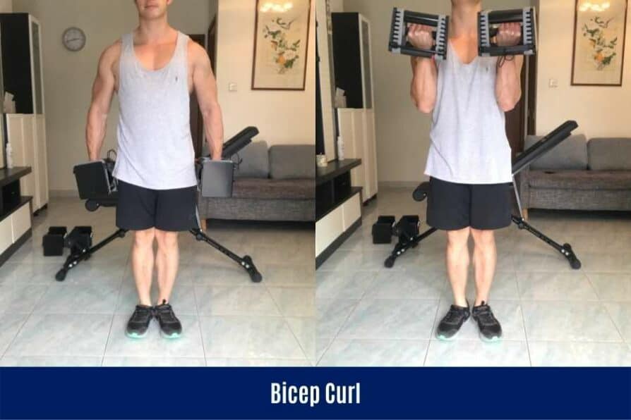 PowerBlock Dumbbell Workout (with fullbody exercise list)