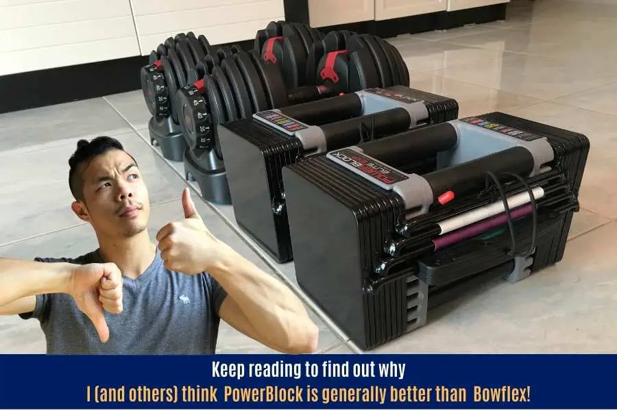 I tested the Powerblock and Bowflex dumbbells to find out which is better.