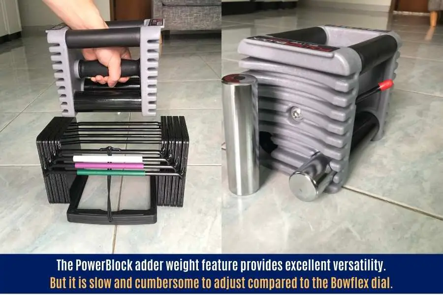 PowerBlock adder weight function review.