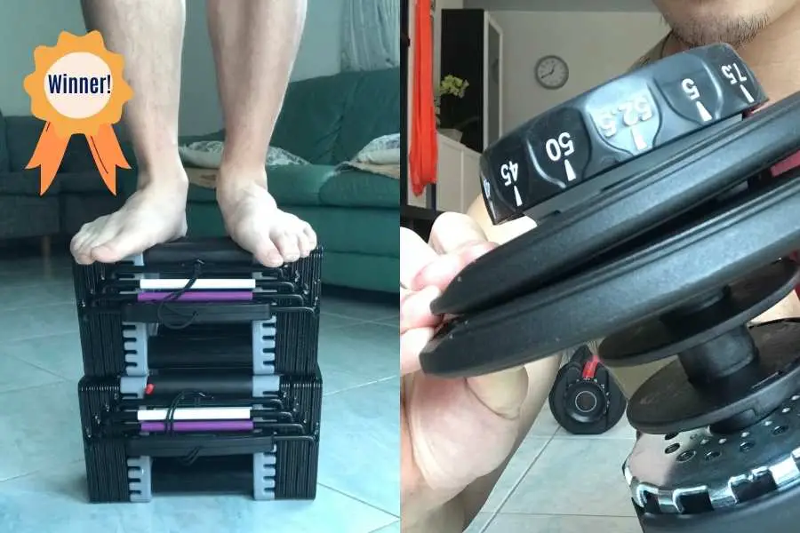 PowerBlock and Bowflex comparison of durability and materials.