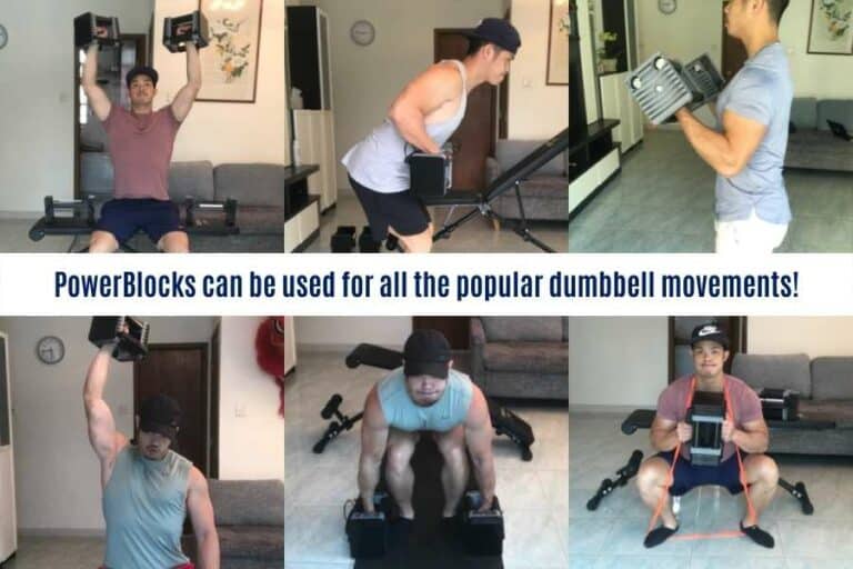 PowerBlock Dumbbell Workout (with fullbody exercise list)