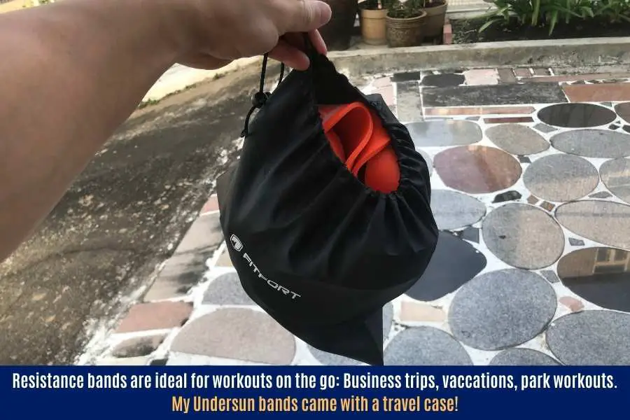 Resistance bands are worth it for those who travel and need a portable workout.