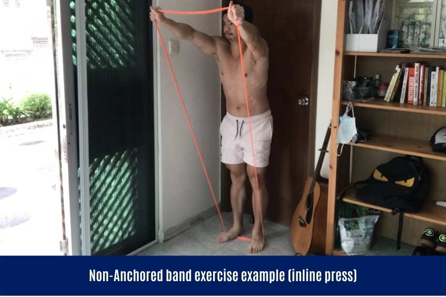 How non-anchored resistance band exercises work.