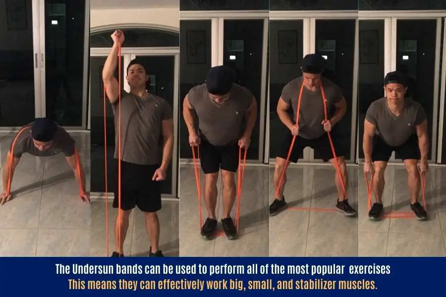 How to perform different resistance band exercises to work different muscles.