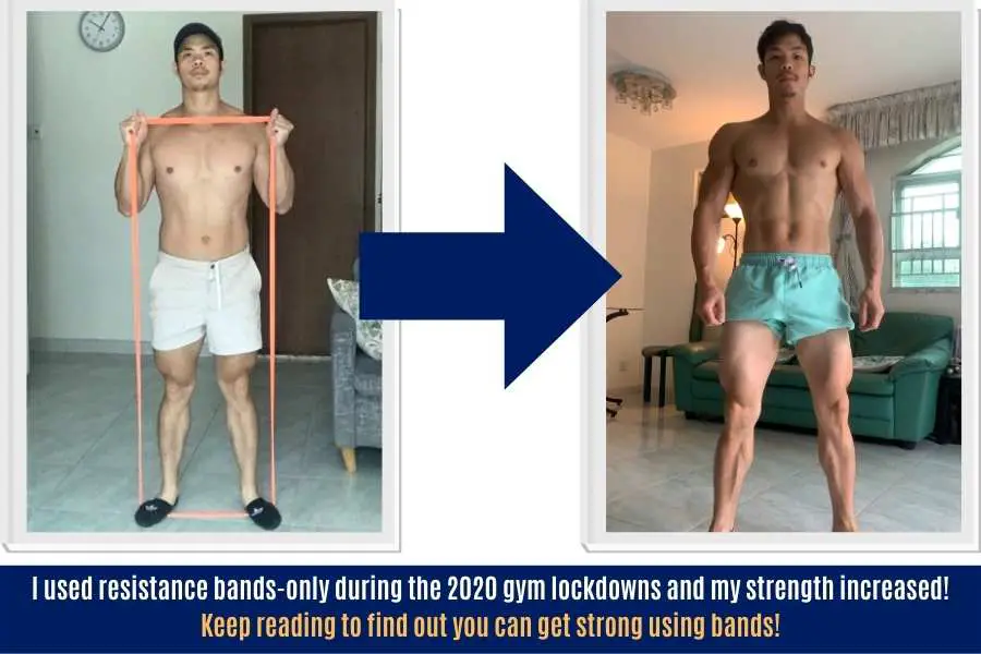How I used resistance bands to build strength and muscle.