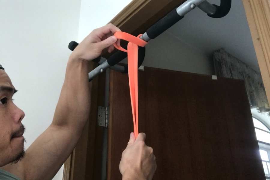 How to setup the banded pull-up step 1.