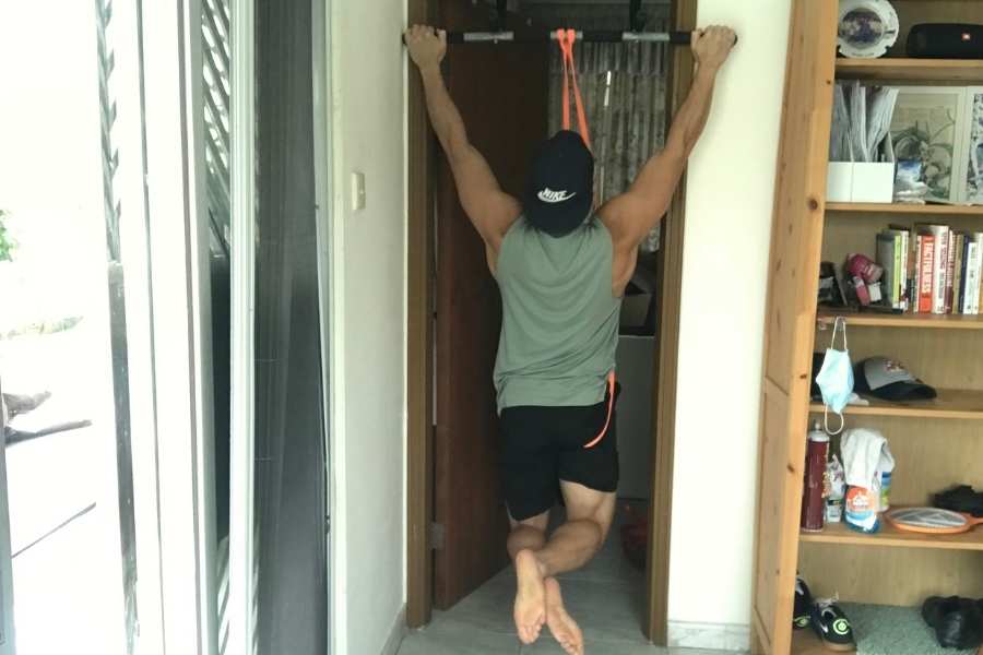 How to setup the banded pull-up step 6.