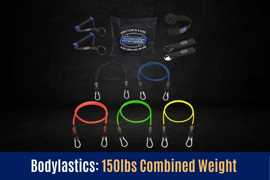 Bodylastics is one of the heaviest and strongest tube resistance bands with handles.