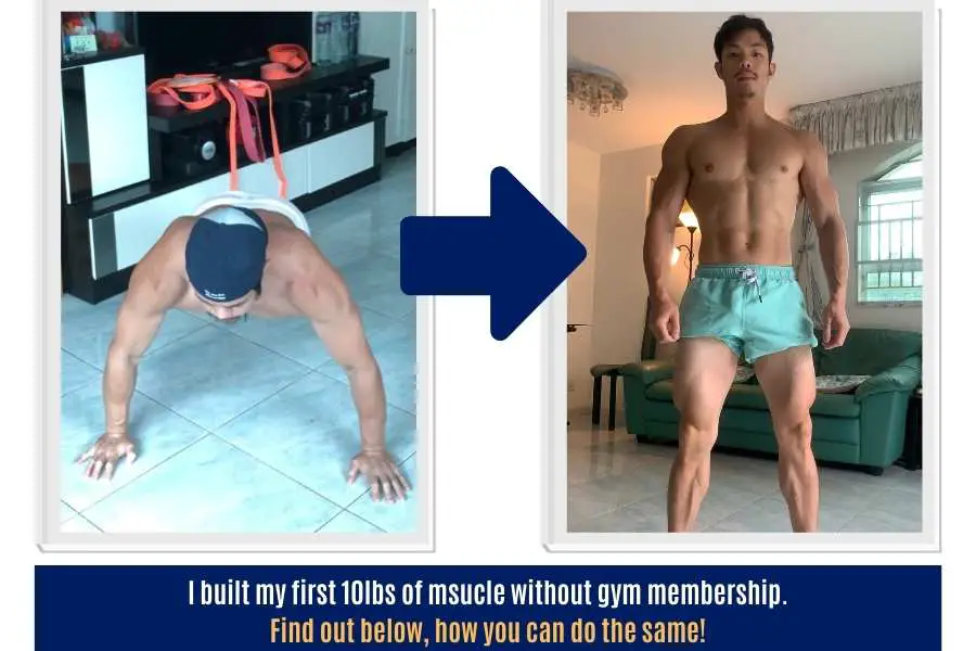 How I built muscle at home without going gym.