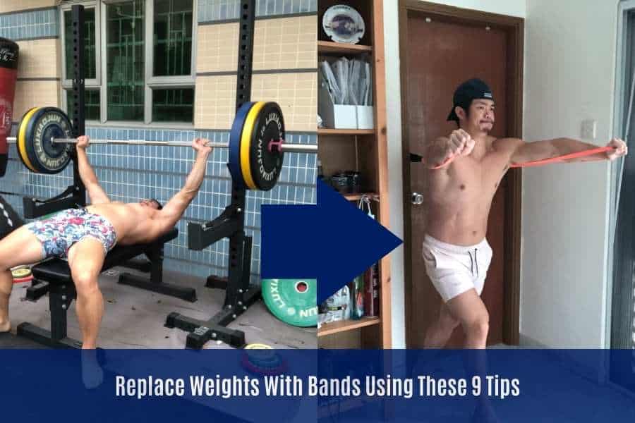 How to use resistance bands instead of weights