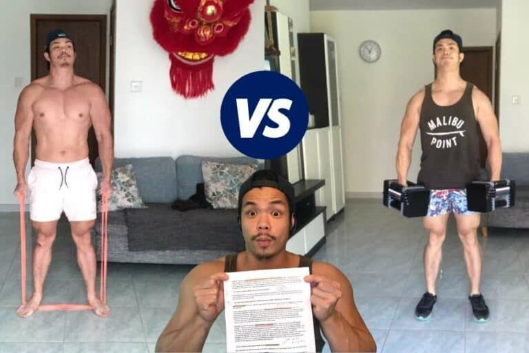 Resistance Bands Vs Dumbbells (which is better?)