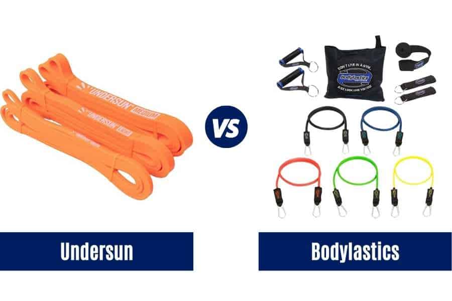 Undersun vs bodylastics resistance bands comparison to see which is the better brand.
