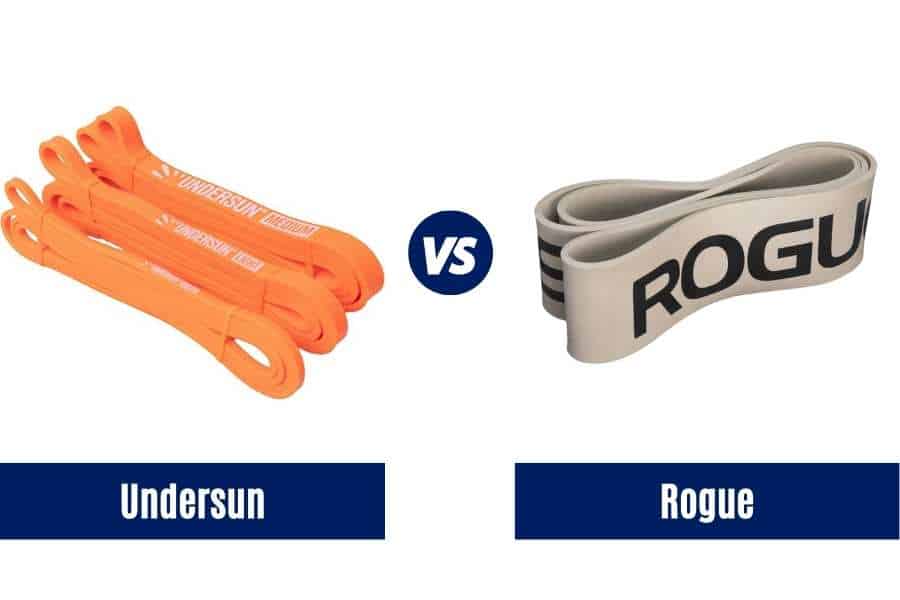 Undersun vs Rogue resistance bands comparison to see which is the better brand.