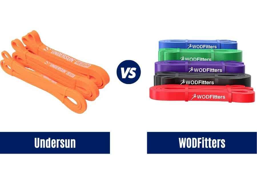 Undersun vs WODfitters resistance bands comparison to see which is the highest quality.