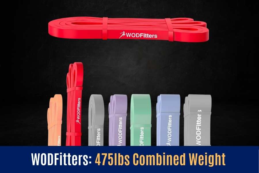 WODFitters resistance bands are a heavy and strong resistance band.