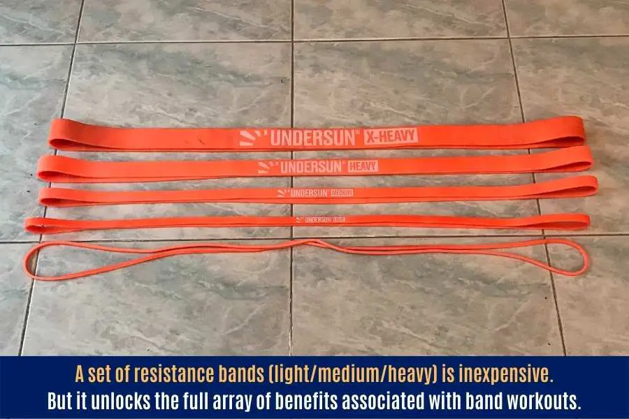 Why it is good to have more than one resistance band.