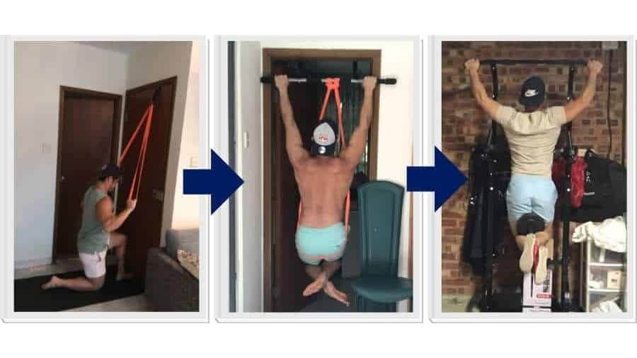 How I progressed from band exercises to unassisted pull-ups.