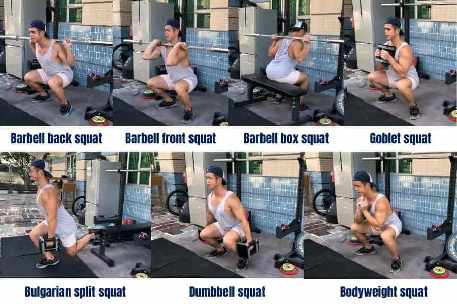Best squat variations for beginners.