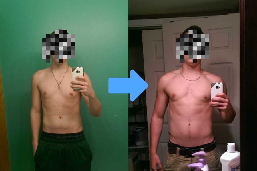 Example 4 of a skinny-fat guy who got more ripped in half a year.