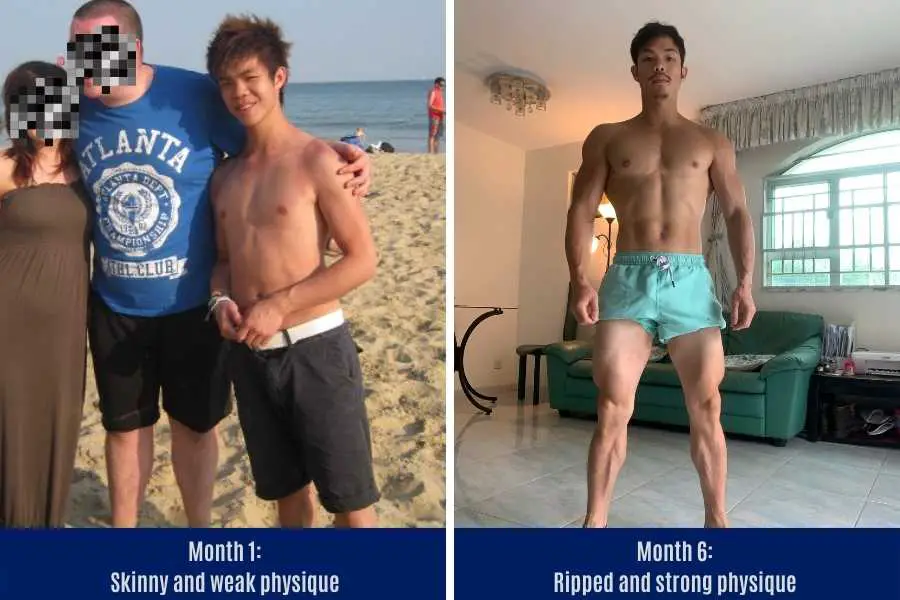 Difference between a strong body at month 6 vs a weak body at month 1.
