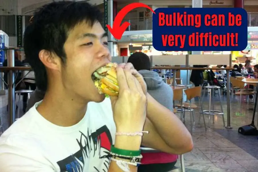 Bulking is not easy for a beginner.