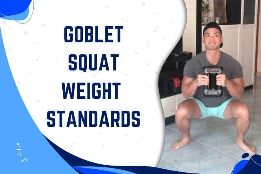 Goblet squat weight standards.
