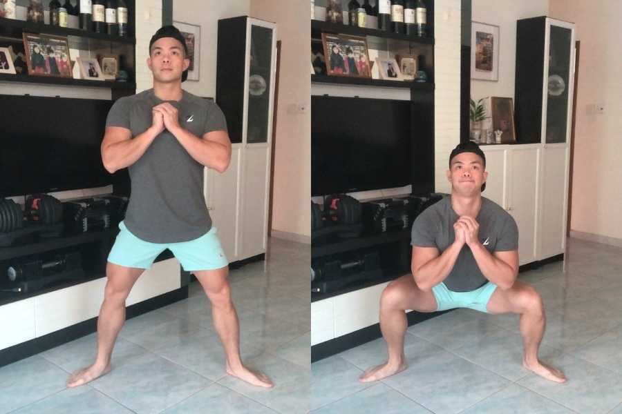 How to do the sumo squat.