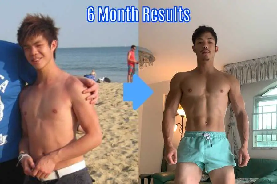 6 month training results.
