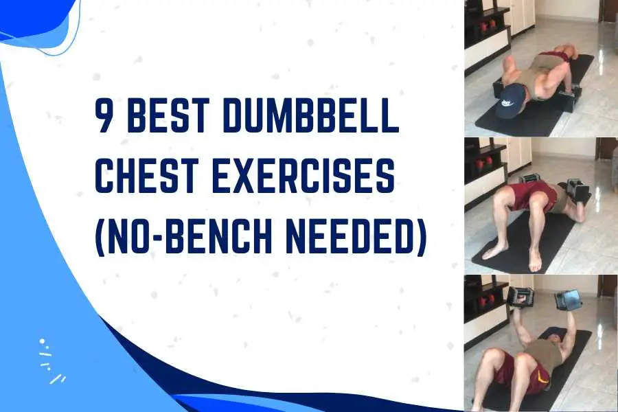 Dumbbell chest exercises without a bench.