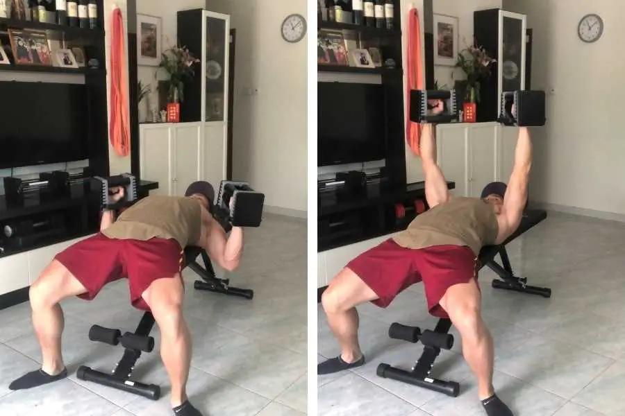 How to do the flat dumbbell bench press to target the mid pecs.