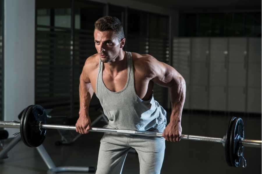 How to do the barbell row.