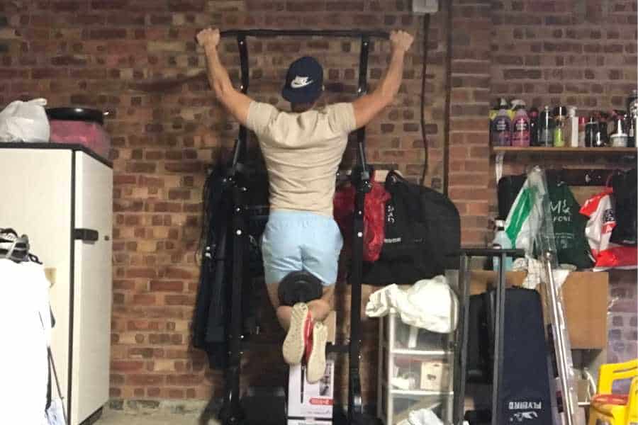 What a weighted pull-up looks like.