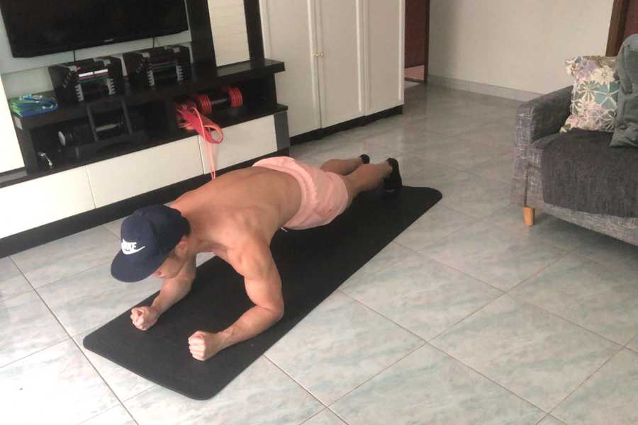 How to do the bodyweight plank to work all ab regions.